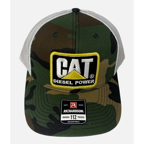 Caterpillar CAT Richardson 112 Snap Back Trucker Hat - Picture 4 of 5